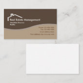 Wirkliches Anwesen-Geschäft Visitenkarte (Vorne/Hinten)