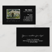 Wirkliches Anwesen-hübsche gelbe Visitenkarte (Vorne/Hinten)