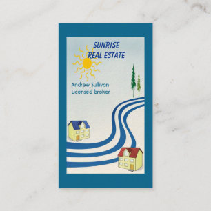 Wirkliches Anwesen Visitenkarte