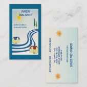 Wirkliches Anwesen Visitenkarte (Vorne/Hinten)