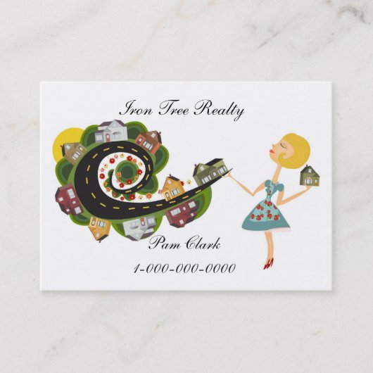 Wirkliches Anwesen Visitenkarte (Vorderseite)