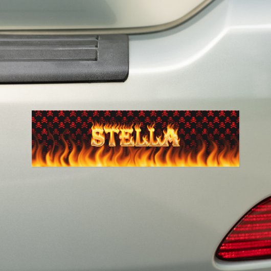 Wirkliches Feuer Stella und Autoaufkleber (Auf Auto)