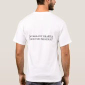 Wirkliches Genie T-Shirt (Rückseite)
