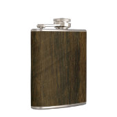 Wirkliches gescanntes hölzernes flachmann (Rechts)