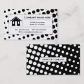 wirkliches HalbtonAnwesen Visitenkarte (Vorne/Hinten)