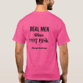 Wirkliches Herrenbekleidung-Pink ™ T-Shirt (Rückseite)