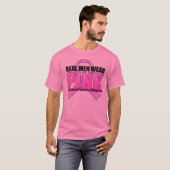 Wirkliches Herrenbekleidung-Rosa ($21,95) T-Shirt (Vorne ganz)