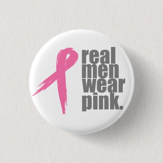 Wirkliches Herrenbekleidung-Rosa Button (Vorderseite)