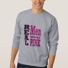 Wirkliches Herrenbekleidung-Rosa-Sweatshirt-- Sweatshirt