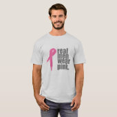 Wirkliches Herrenbekleidung-Rosa T-Shirt (Vorne ganz)