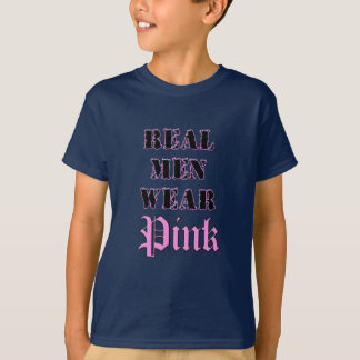 Wirkliches Herrenbekleidung-Rosa T-Shirt