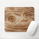 Wirkliches hölzernes Foto Mousepad (Mit Mouse)