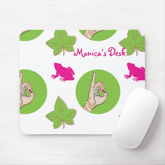 Wirkliches hübsches Mädchen Mousepad (Mit Mouse)