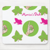 Wirkliches hübsches Mädchen Mousepad (Vorne)