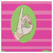 Wirkliches hübsches rosa und grünes Gewebe Stoff (Nahaufnahme)