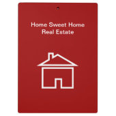 Wirkliches Klemmbrett (Rückseite)