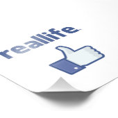 Wirkliches Leben Fotodruck (Ecke)