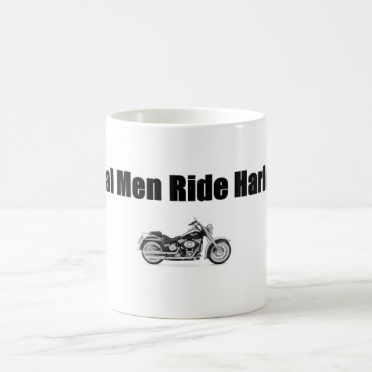 Wirkliches Mann-Fahrt Harleys Kaffeetasse (Mittel)