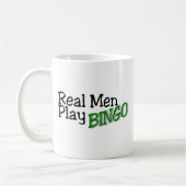 Wirkliches Mann-Spiel-Bingo 3 Kaffeetasse (Links)