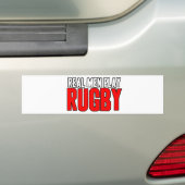 Wirkliches Mann-Spiel-Rugby Autoaufkleber (Auf Auto)