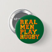 Wirkliches Mann-Spiel-Rugby Button (Vorne & Hinten)