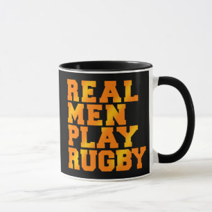 Wirkliches Mann-Spiel-Rugby Tasse