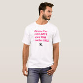 Wirkliches Mann-Trainer Mädchen-Bahn ADN-Feld T-Shirt (Vorne ganz)
