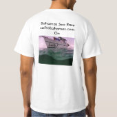 Wirkliches Mann-Tritonshorn T-Shirt (Rückseite)