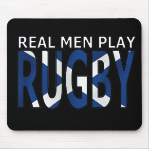Wirkliches Mannspiel Rugby Schottland Mousepad