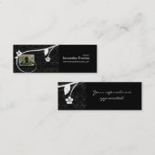 Wirkliches Mini Visitenkarte (Vorne/Hinten)