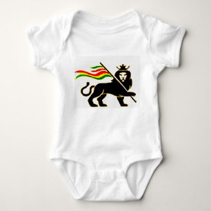 Wirkliches Rasta Löwe-Baby Baby Strampler