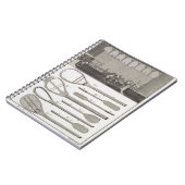 Wirkliches Tennis und der Bau der Schläger, von Notizblock (Linke Seite)