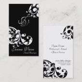 Wirkliches Visitenkarte (Vorne/Hinten)