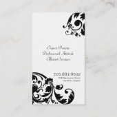 Wirkliches Visitenkarte (Rückseite)