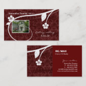 Wirkliches Visitenkarte (Vorne/Hinten)