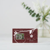 Wirkliches Visitenkarte (Stehend Vorderseite)