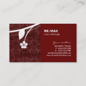 Wirkliches Visitenkarte (Rückseite)