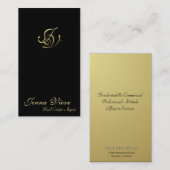 Wirkliches Visitenkarte (Vorne/Hinten)