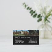 Wirkliches Visitenkarte (Stehend Vorderseite)