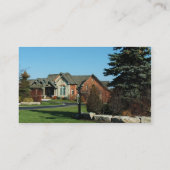 Wirkliches Visitenkarte (Rückseite)