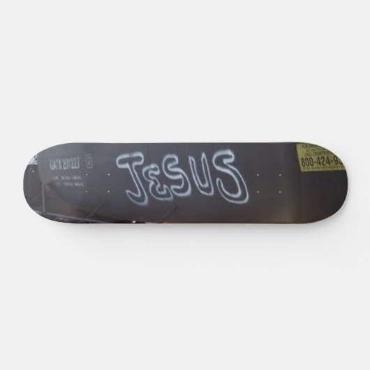 Wirkliches Zuggraffiti-Jesus-Skate-Brett Skateboard (Horizontal)