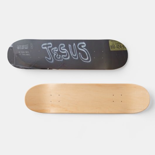 Wirkliches Zuggraffiti-Jesus-Skate-Brett Skateboard (Horizontal)