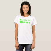 Wirklichkeit Fernsehschläge T-Shirt (Vorne ganz)