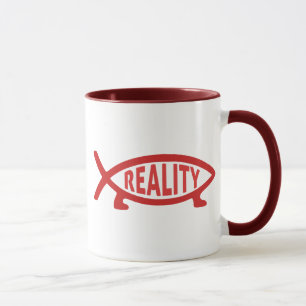 Wirklichkeitdarwin-Fisch-Tassen Tasse
