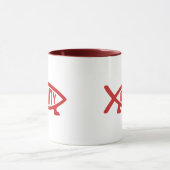 Wirklichkeitdarwin-Fisch-Tassen Tasse (Zentrum)