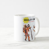 Wirklichkeits-Karo - David u. Goliath Kaffeetasse (VorderseiteRechts)