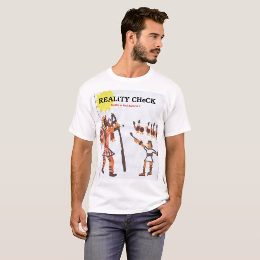 Wirklichkeits-Karo - David u. Goliath T-Shirt (Vorne ganz)