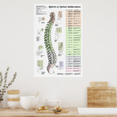 Wirkungen des Spinal Subluxation Poster Chiroprakt (Küche)