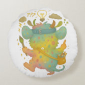 Wirrwuschel Kissen – Das große ADHS-Mischmonster v (Rückseite)