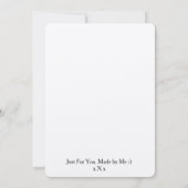 Wirst du bitte meine Brautjungfrau sein? Benutzerd Einladung (Rückseite)